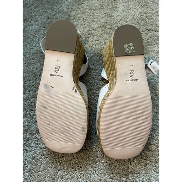 Paloma Barceló Clama Jute-Wedge Sandals Glacial Pink, Sz EU 40 / US 9, MP $374 - Picture 9 of 16